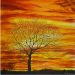 Baum im Abendrot